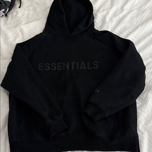 Essentials Men's Black Hoodie
